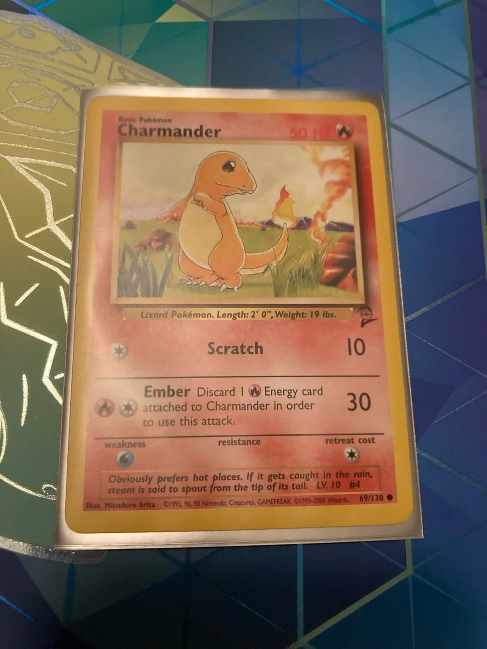 Pokemon Charmander Trading Card - Orange, Yellow